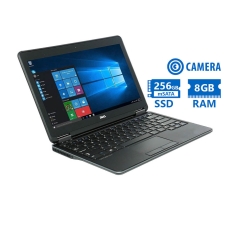 Dell (A-) Latitude E7250 i7-5600U/12.5/8GB/256GB mSATA SSD/No ODD/Camera/8P Grade A- Refurbished La