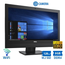 Dell (A-) OptiPlex 7440 AIO WiFi w/Monitor 23”FHD i5-6500/8GB DDR4/128GB M.2 SSD & 500GB/DVD/Webcam/
