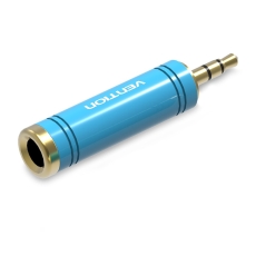 VENTION 3.5mm Male to 6.5mm Female Audio Adapter Blue Metal Type (VAB-S04-L)