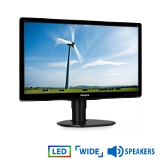 Used (A-) Monitor 200S4LY LED/Philips/20/1600x900/Wide/Black/w/Speakers/Grade A-/D-SUB & DP