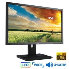 Used (A-) Monitor B226HQL LED/Acer/22”FHD/1920x1080/Wide/Black/w/Speaker/Grade A-/D-SUB & DVI-D