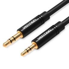 VENTION 3.5mm Male to 2.5mm Male Audio Cable 1M Black Metal Type (BALBF)